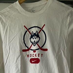 UConn Huskies Hockey Long Sleeve Tee